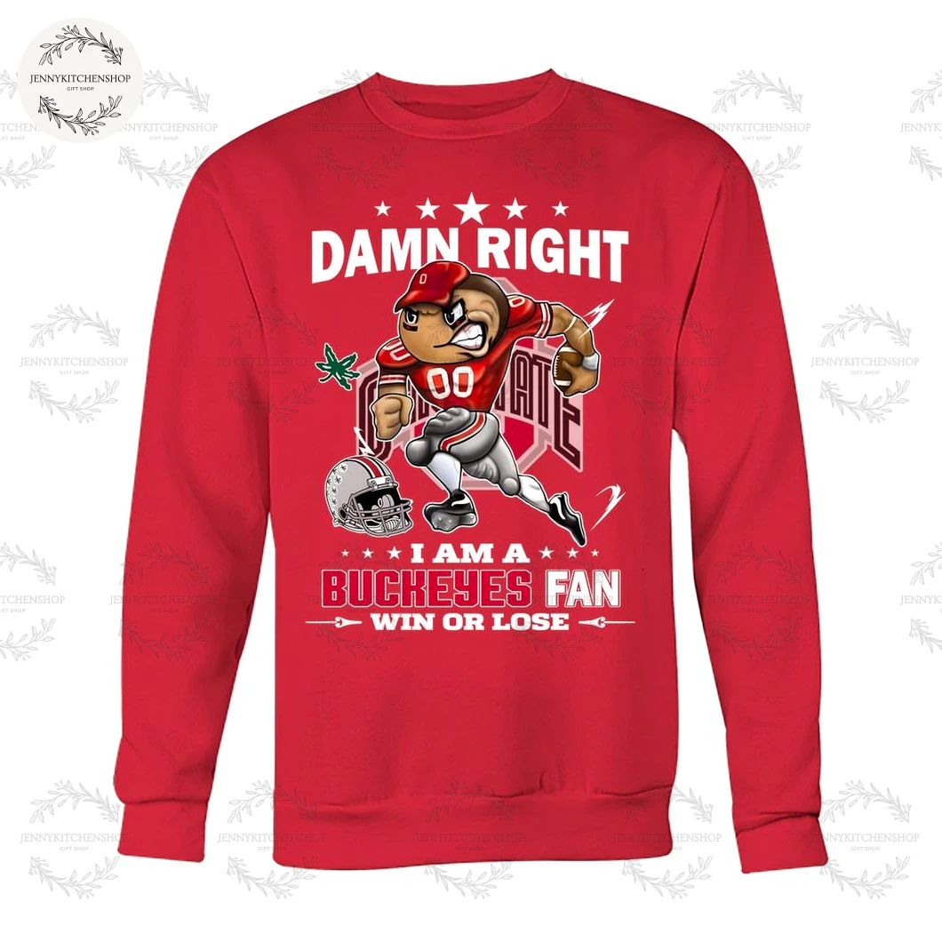 Ohio State Buckeyes Damn Right Forever T-Shirt
