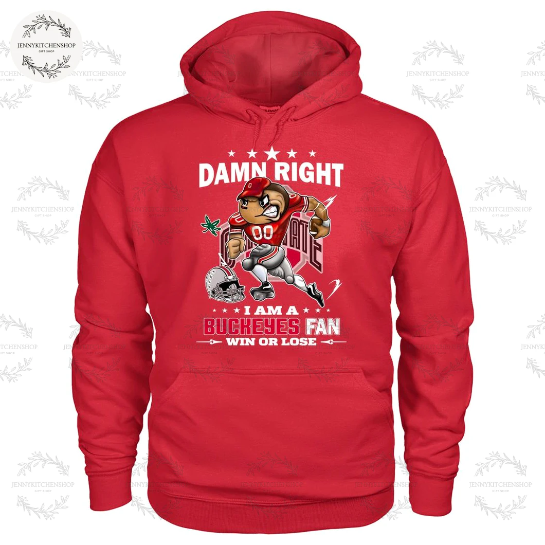 Ohio State Buckeyes Damn Right Forever T-Shirt