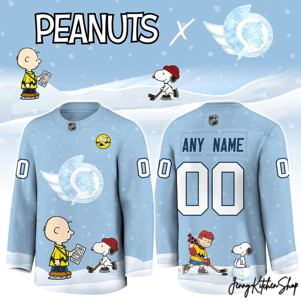 Ottawa Senators x Peanuts 2025 Limited Hockey Jersey