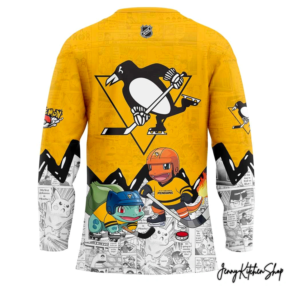 Pittsburgh Penguins x Pokémon 2025-26 Limited Hockey Jersey
