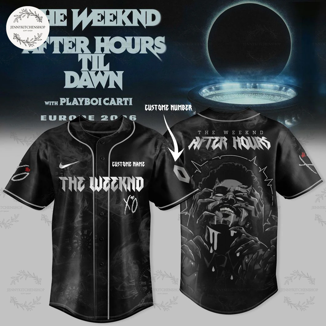 Playboi Carti The Weeknd After Tour 2026 Limited Jersey