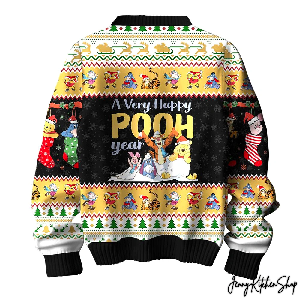 Pooh Merry Christmas Ugly Sweater