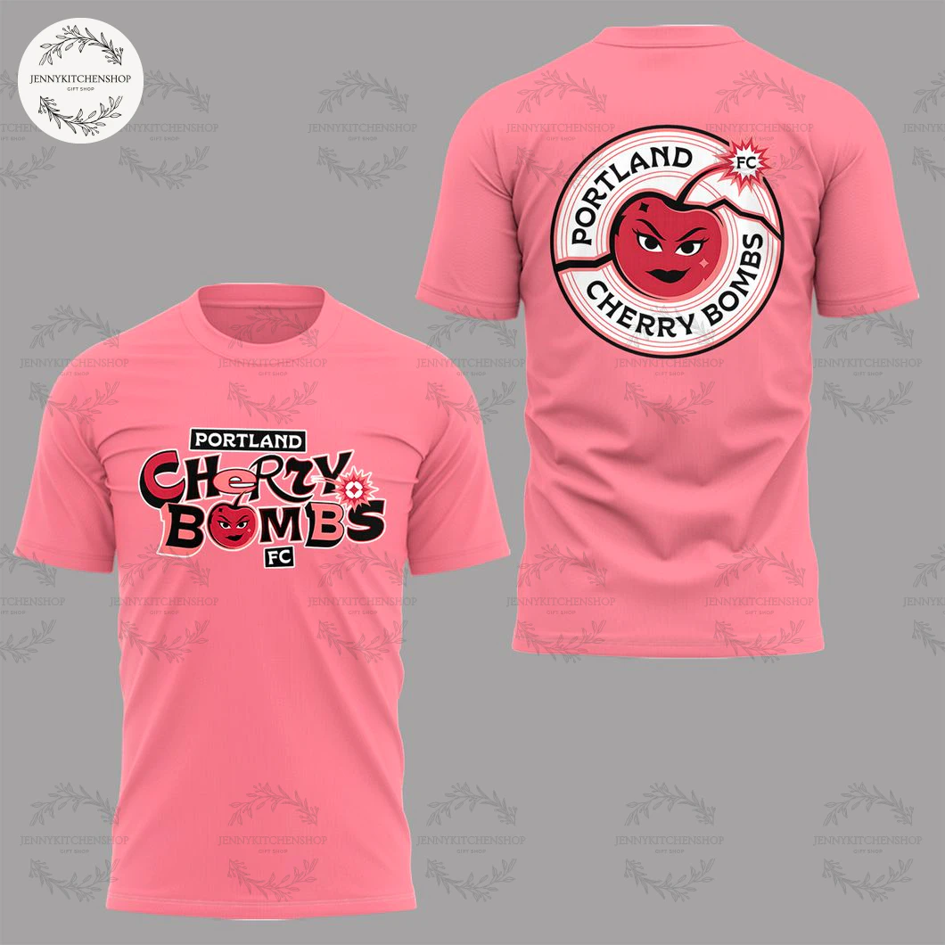 Portland Cherry Bombs FC Pink 2025 Limited T-Shirt, Hoodie