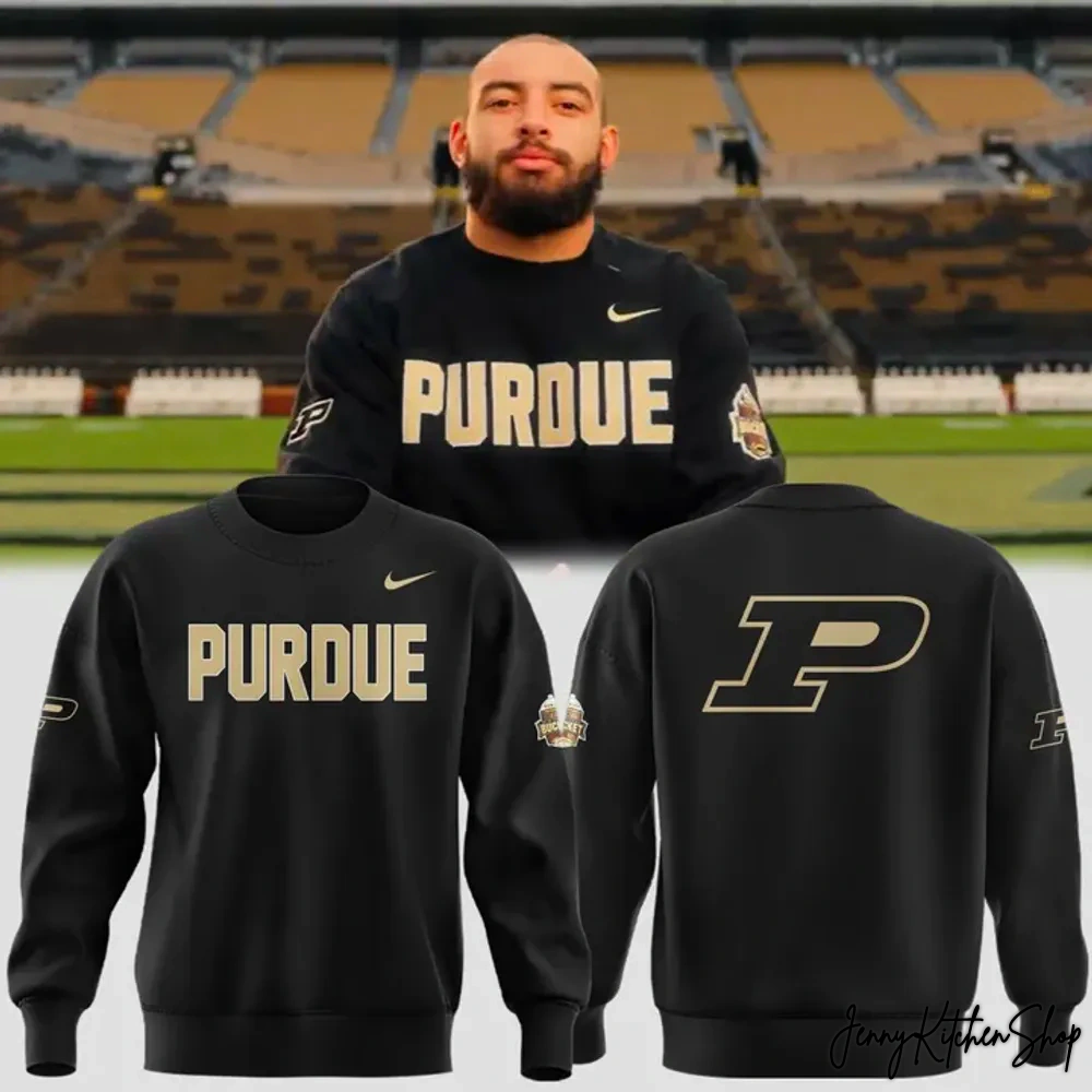 Purdue Boilermakers 2025 New Purdue Wordmark Sweatshirt