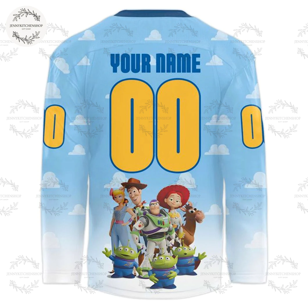 Roanoke Rail Yard Dawgs Toy Story Replica 2026 Custom Hockey Jersey