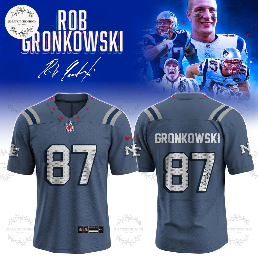 Rob Gronkowski Patriots Rivalries Legend Football Jersey