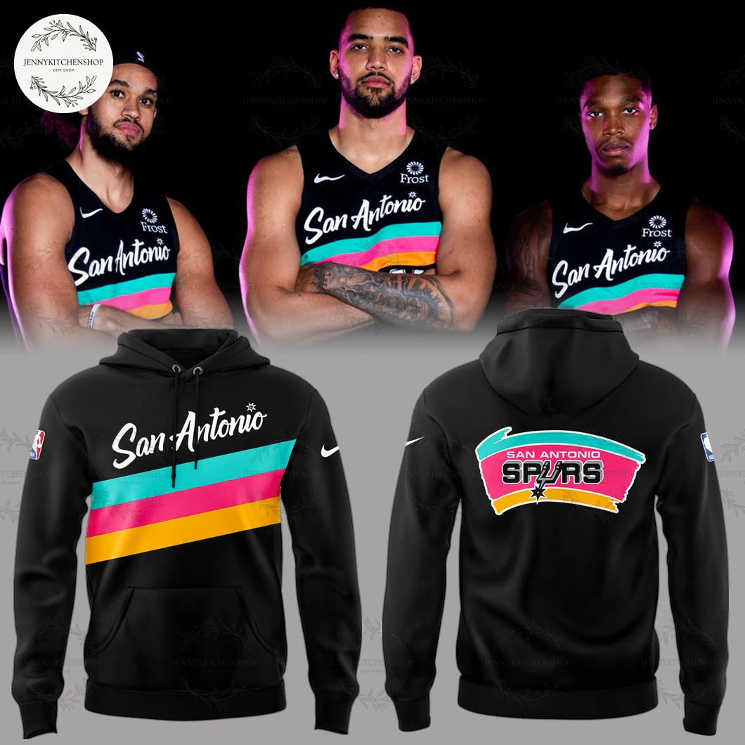 San Antonio Spurs 2025 Classic Colors City T-Shirt