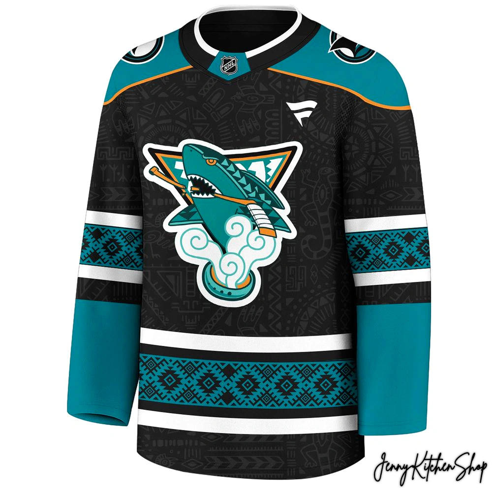 San Jose Sharks 2025 Indigenous People Heritage Hockey Jersey