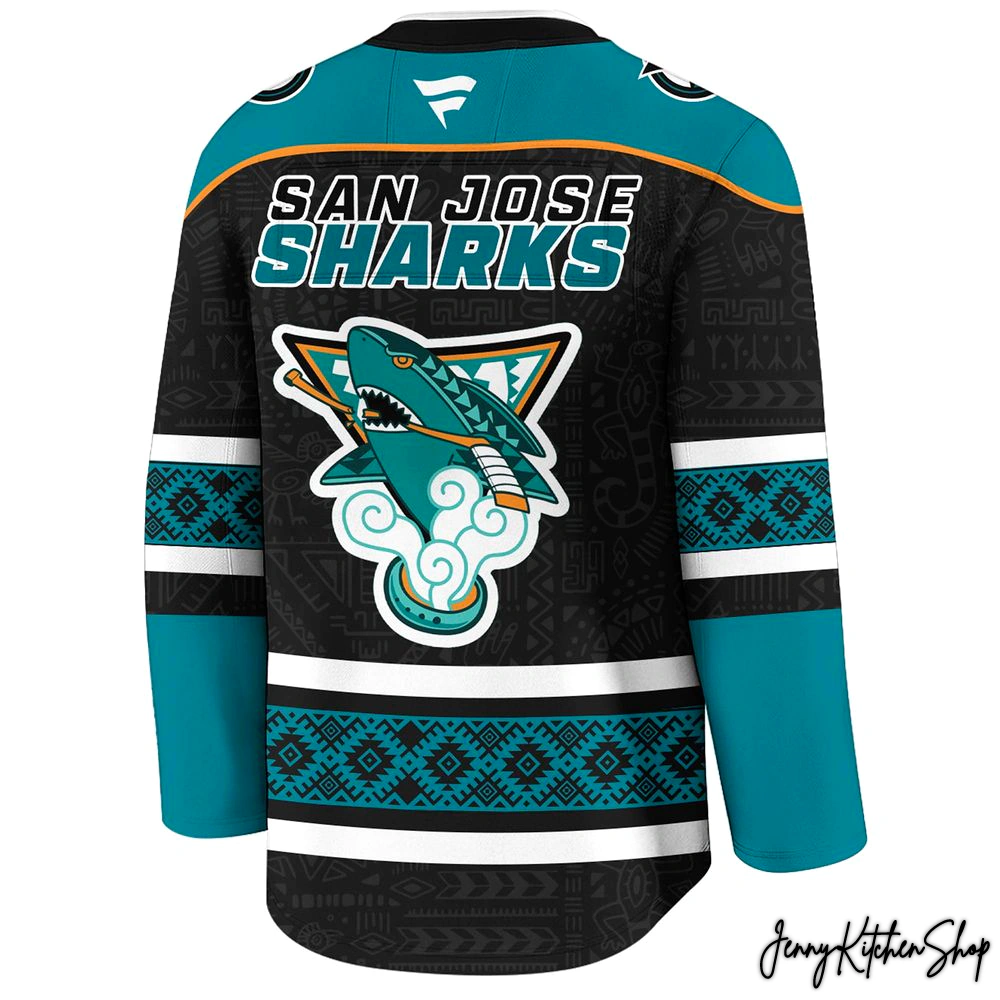 San Jose Sharks 2025 Indigenous People Heritage Hockey Jersey