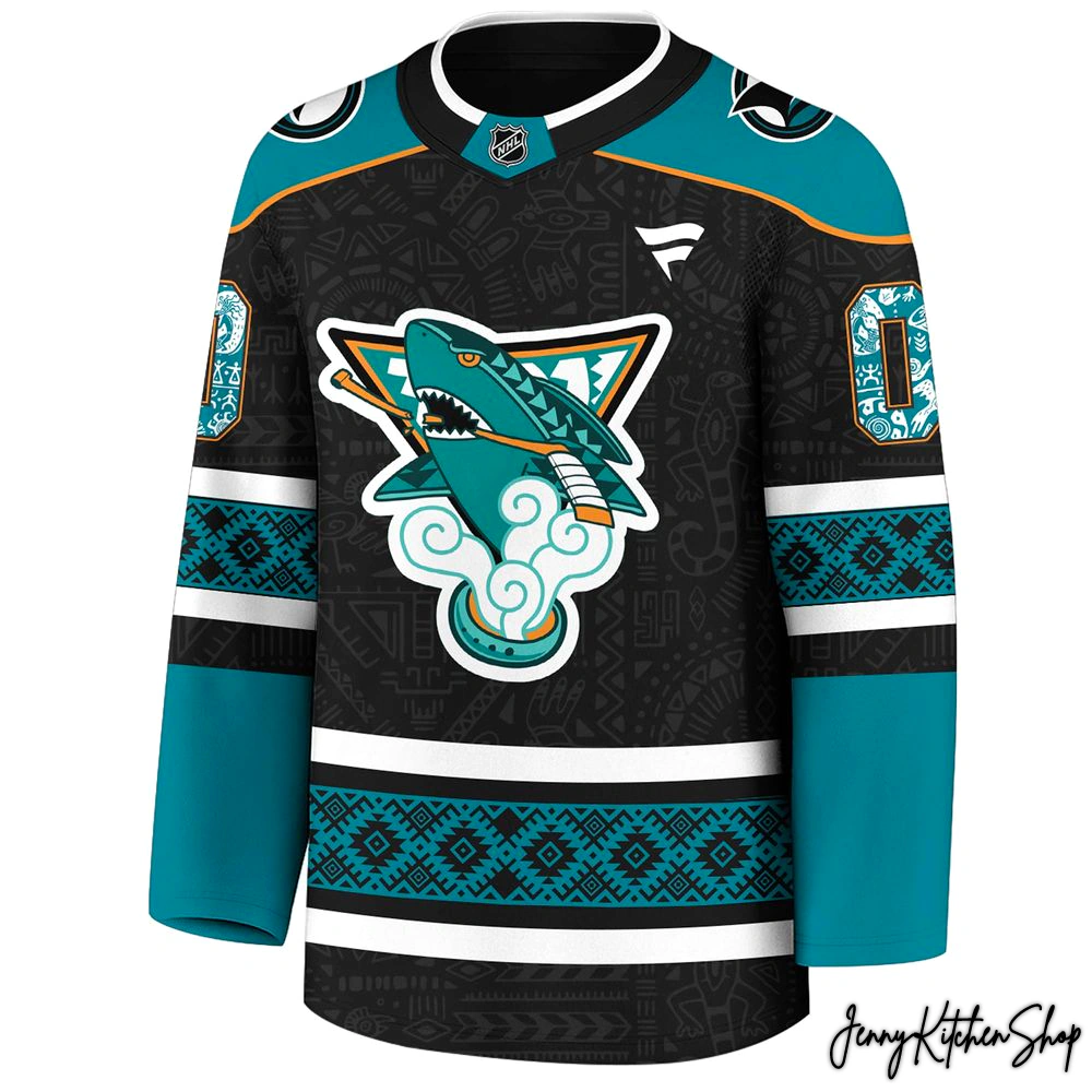 San Jose Sharks 2025 Indigenous People Heritage Hockey Jersey