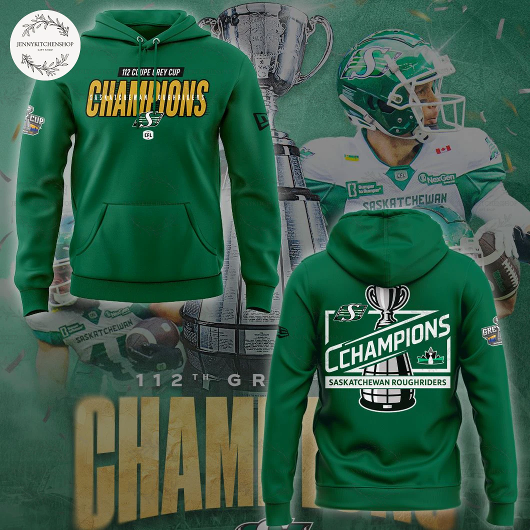 Saskatchewan Roughriders 2025 Grey Cup Champions Limited T-Shirt