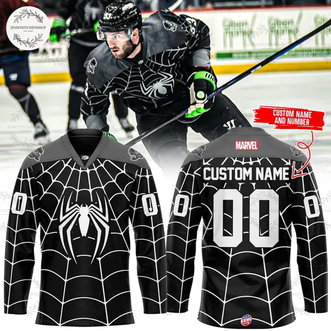 Savannah Ghost Pirates x Marvel New Edition 2025 Hockey Jersey