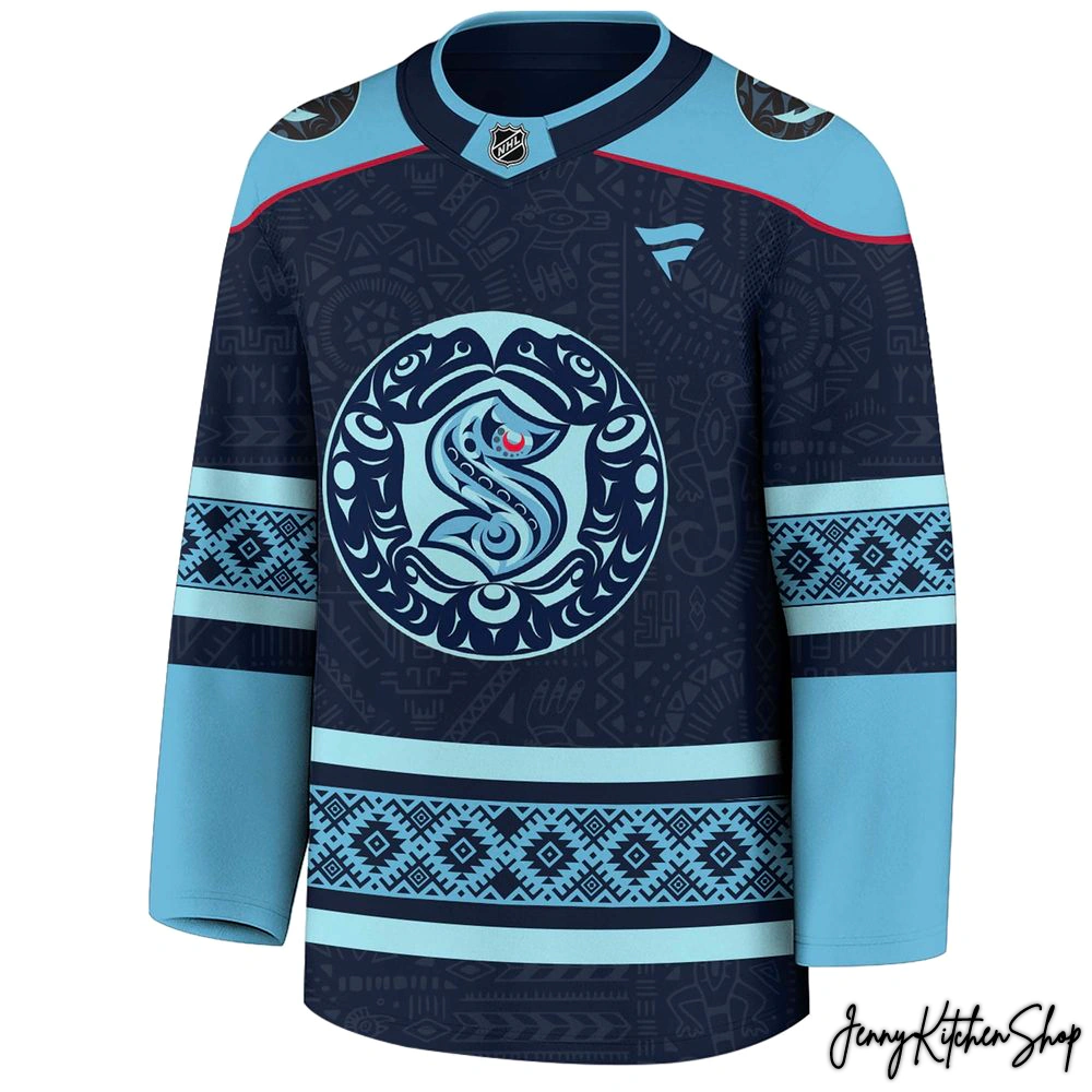 Seattle Kraken 2025 Indigenous People Heritage Hockey Jersey