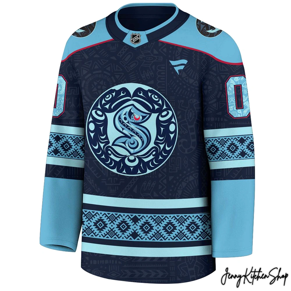 Seattle Kraken 2025 Indigenous People Heritage Hockey Jersey