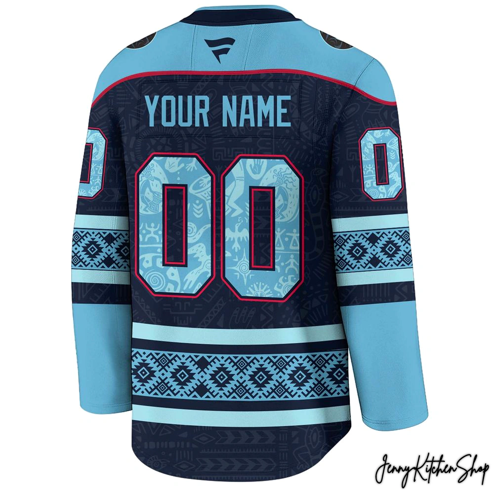 Seattle Kraken 2025 Indigenous People Heritage Hockey Jersey