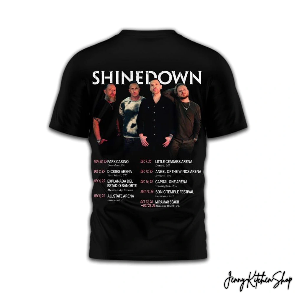 Shinedown 2025 Tour For Fan T-Shirt