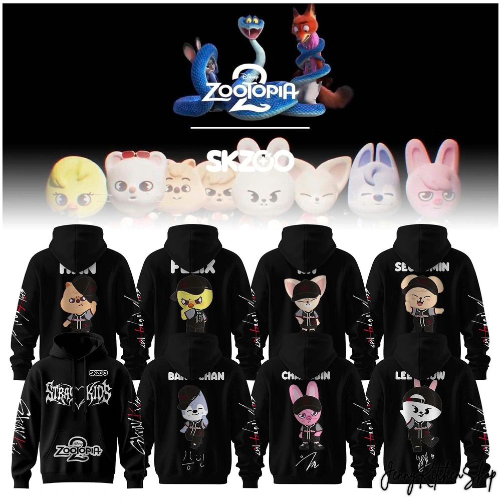 Skzoo x Zootapia 2 New Collection 2025 Hoodie