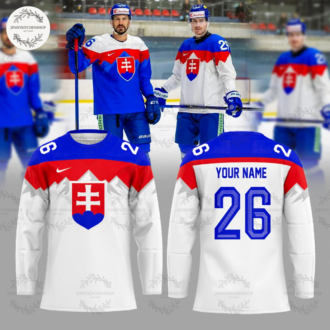 Slovak Men's National Ice Hockey 2025-26 New Hockey Jersey