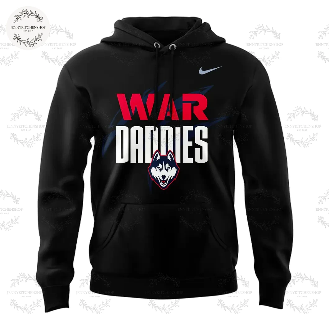 Special 2025 War Daddies UConn Football Hoodie