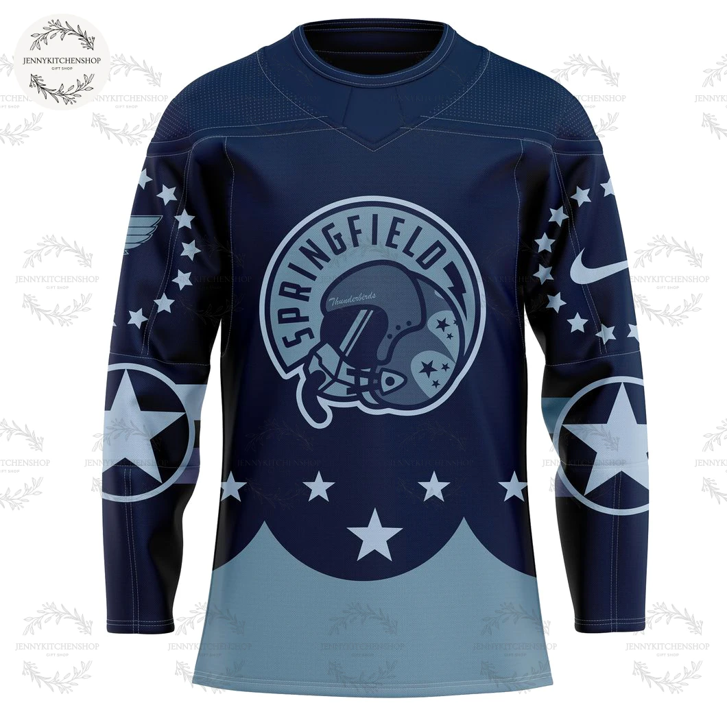 Springfield Thunderbirds 2025 Military Appreciation Hockey Jersey