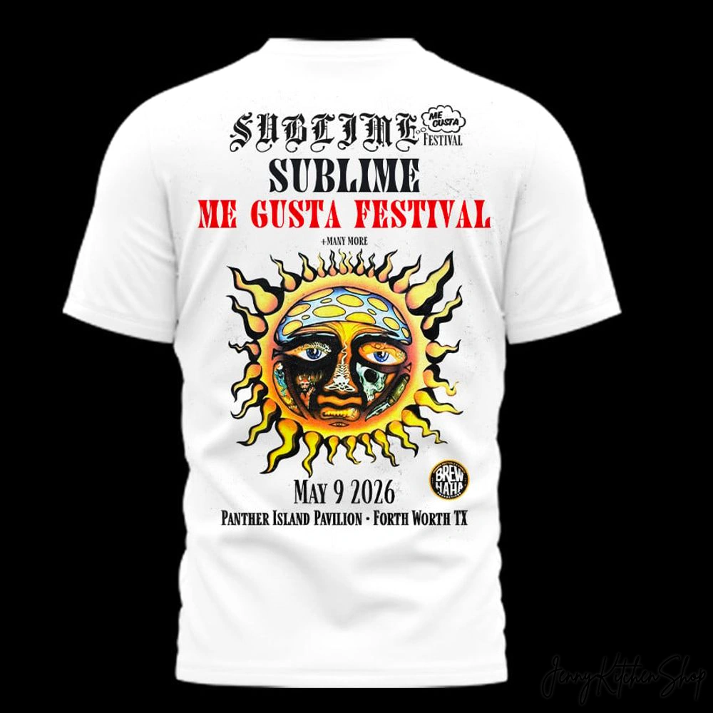 Sublime Band Me Gusta Festival 2026 Limited T-Shirt