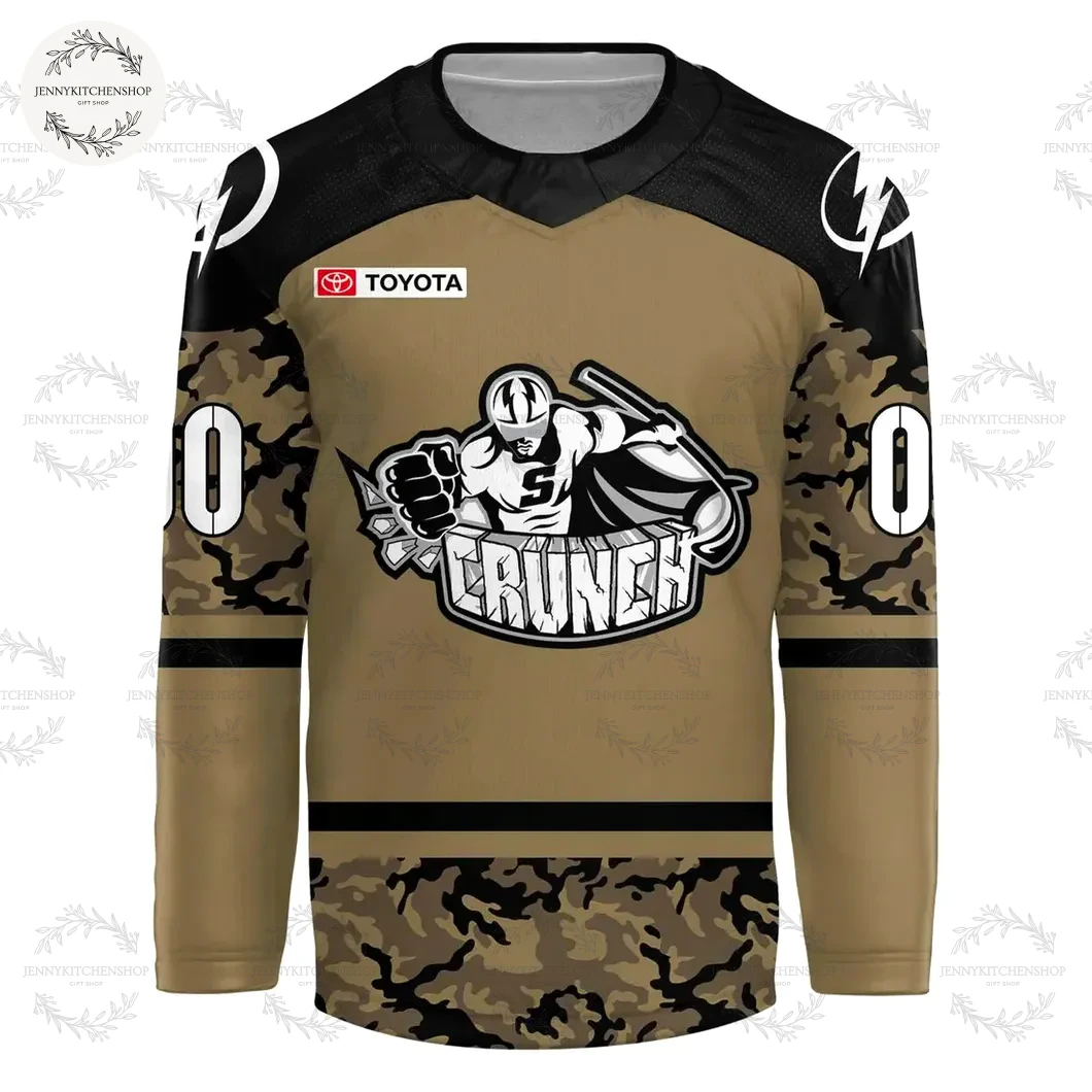 Syracuse Crunch Military Night 2025 Hockey Jersey
