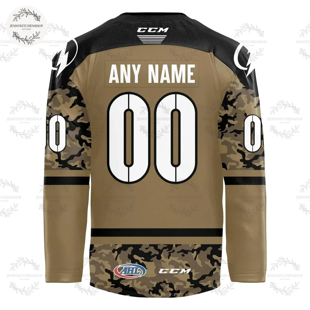Syracuse Crunch Military Night 2025 Hockey Jersey