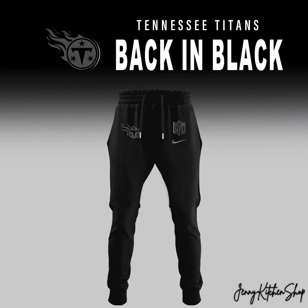 Tennessee Titans Back In Black 2025 Limited Collection Hoodie