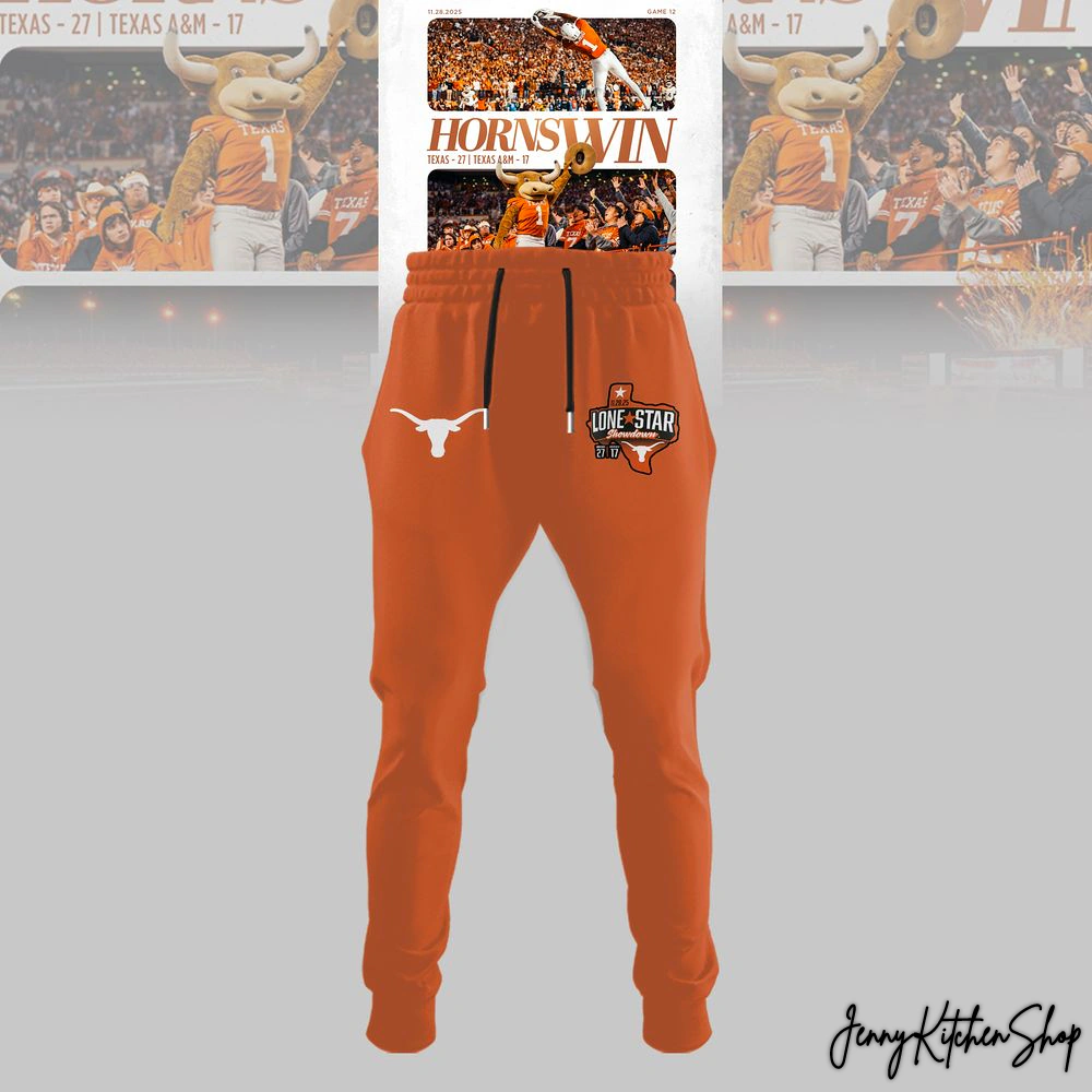 Texas Longhorns Win Lone Star Showdown 2025 Collection Hoodie