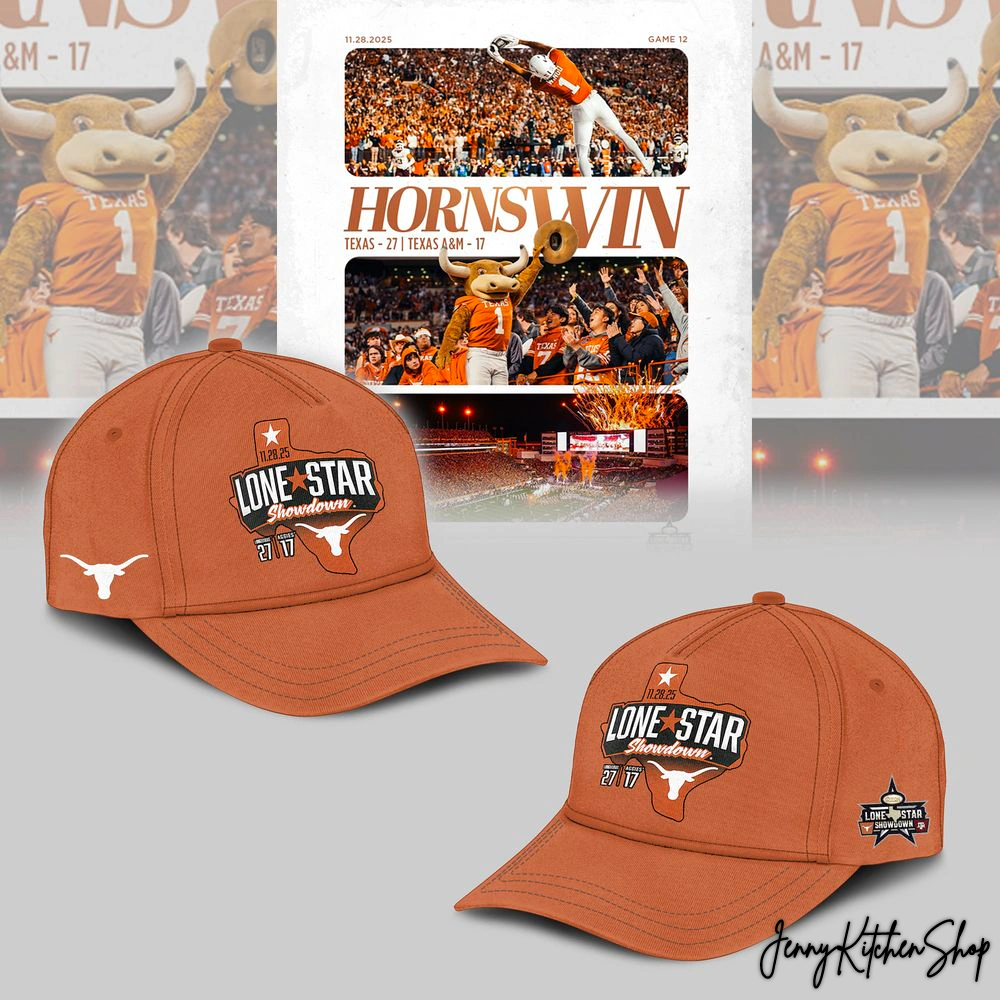 Texas Longhorns Win Lone Star Showdown 2025 Collection Hoodie