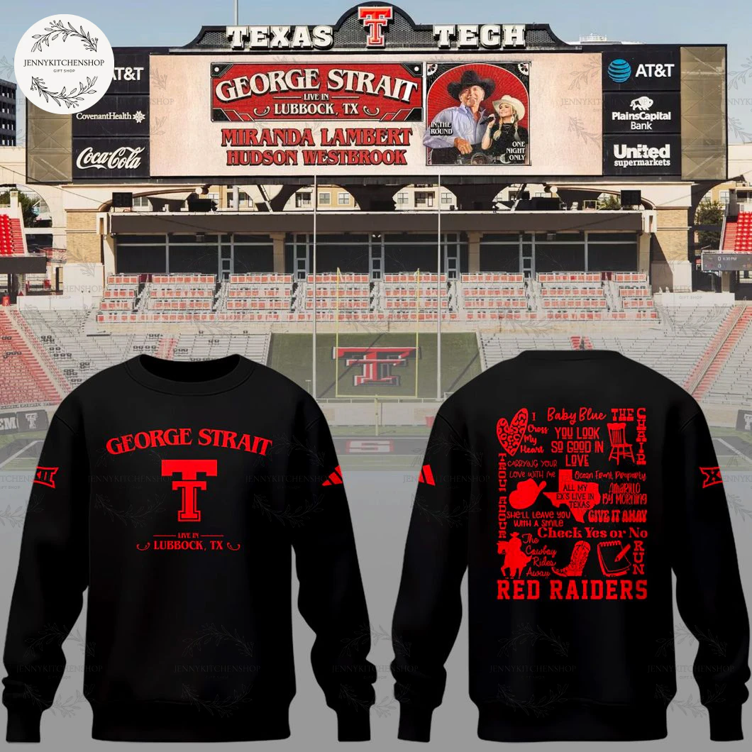 Texas Tech Football x George Strait Lubbock T-Shirt