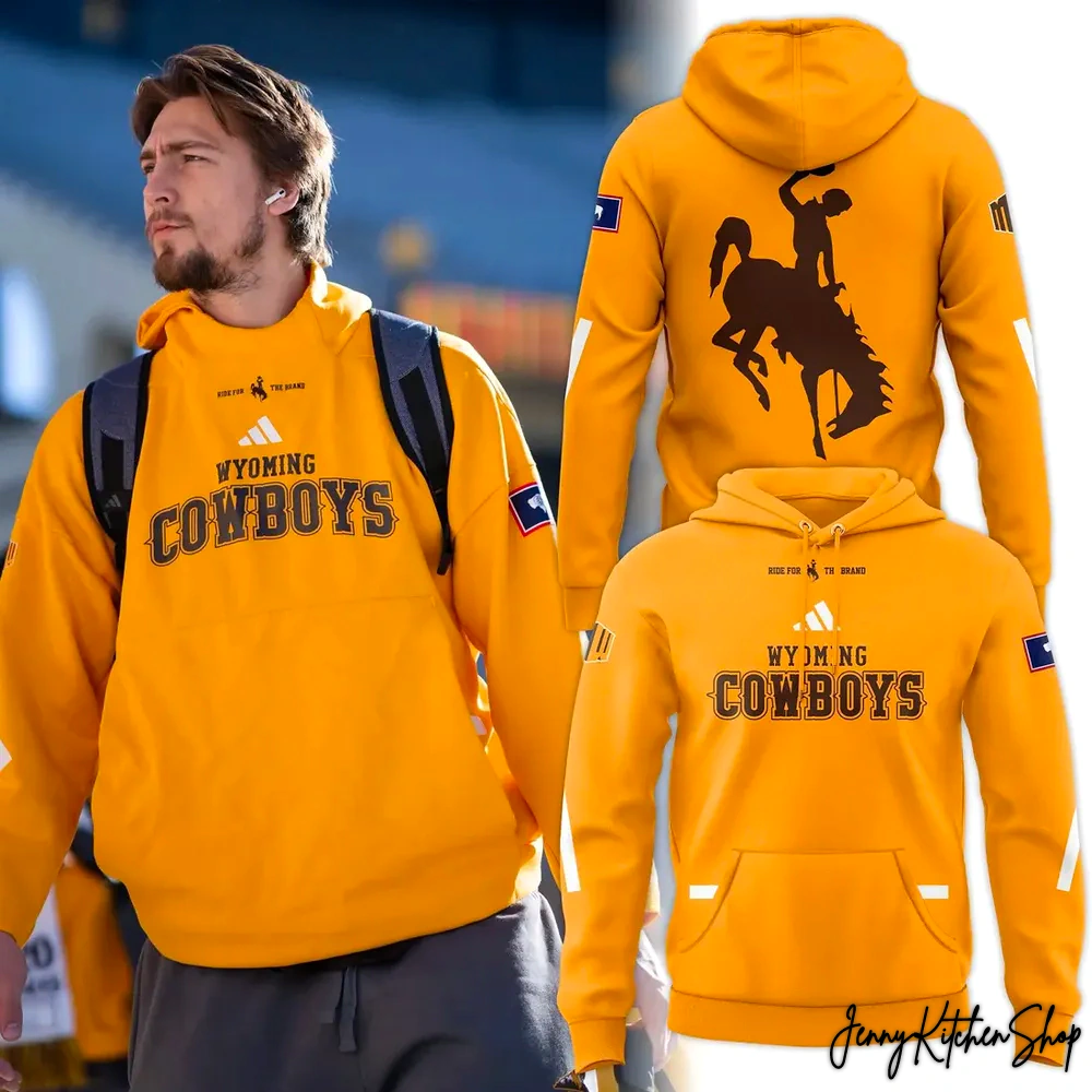 The Wyoming Cowboy Football Walk 2025 New Edition Hoodie