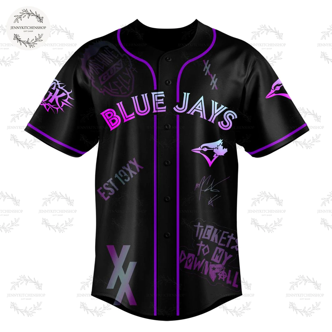 Toronto Blue Jays x Machine Gun Kelly Lost Americana Tour 2025 Limited Jersey