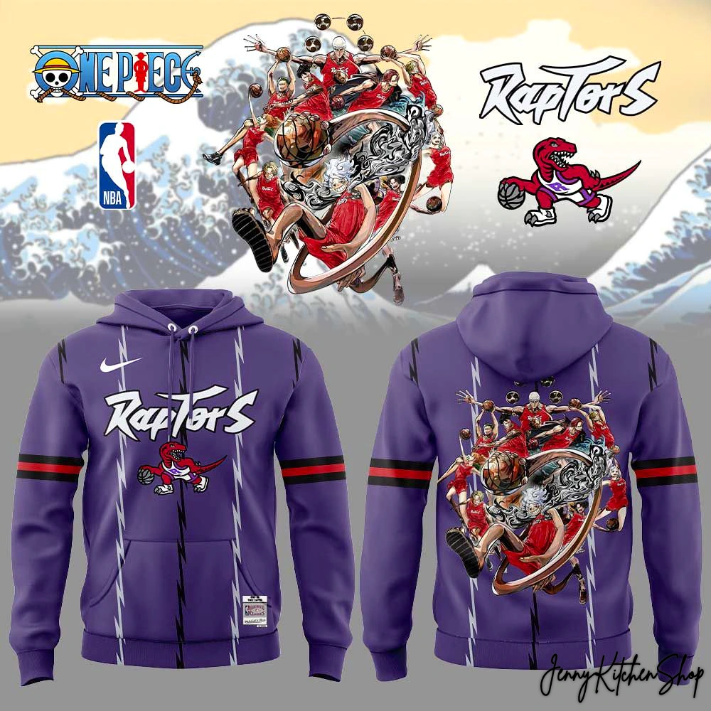 Toronto Raptors One Piece New 2025-26 Hoodie