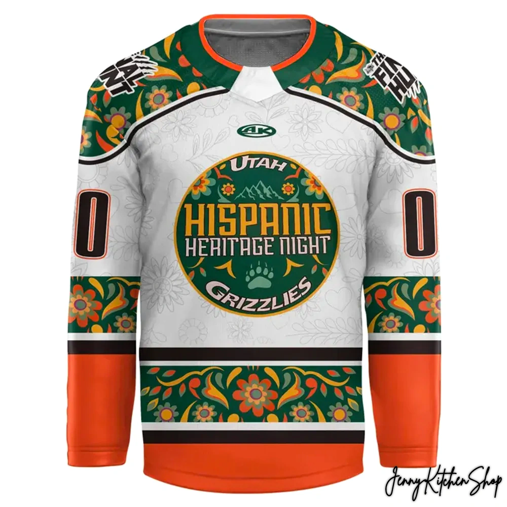 Utah Grizzlies 2025 Hispanic Heritage Night Jersey