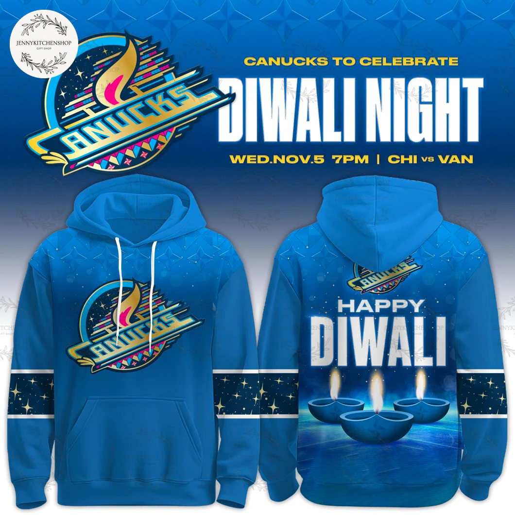 Vancouver Canucks Diwali Night 2025 Hoodie