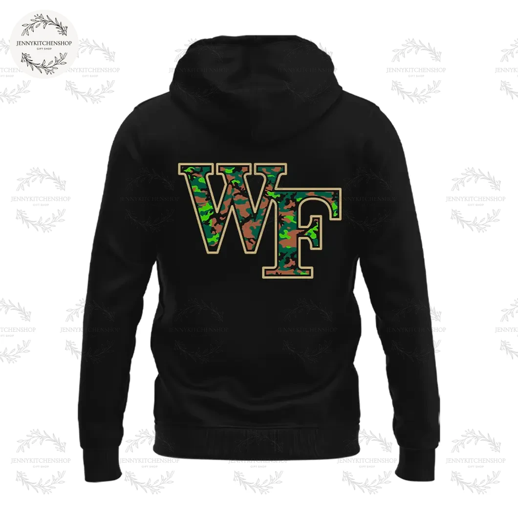 Wake Forest Football 2025 Salute to Service Hoodie