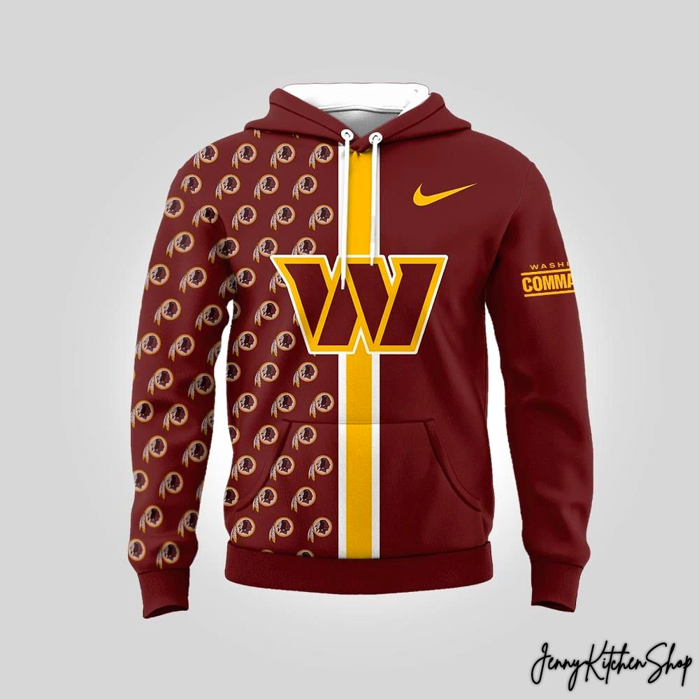 Washington Commanders NFL 93th Anniversary 1932-2025 Hoodie