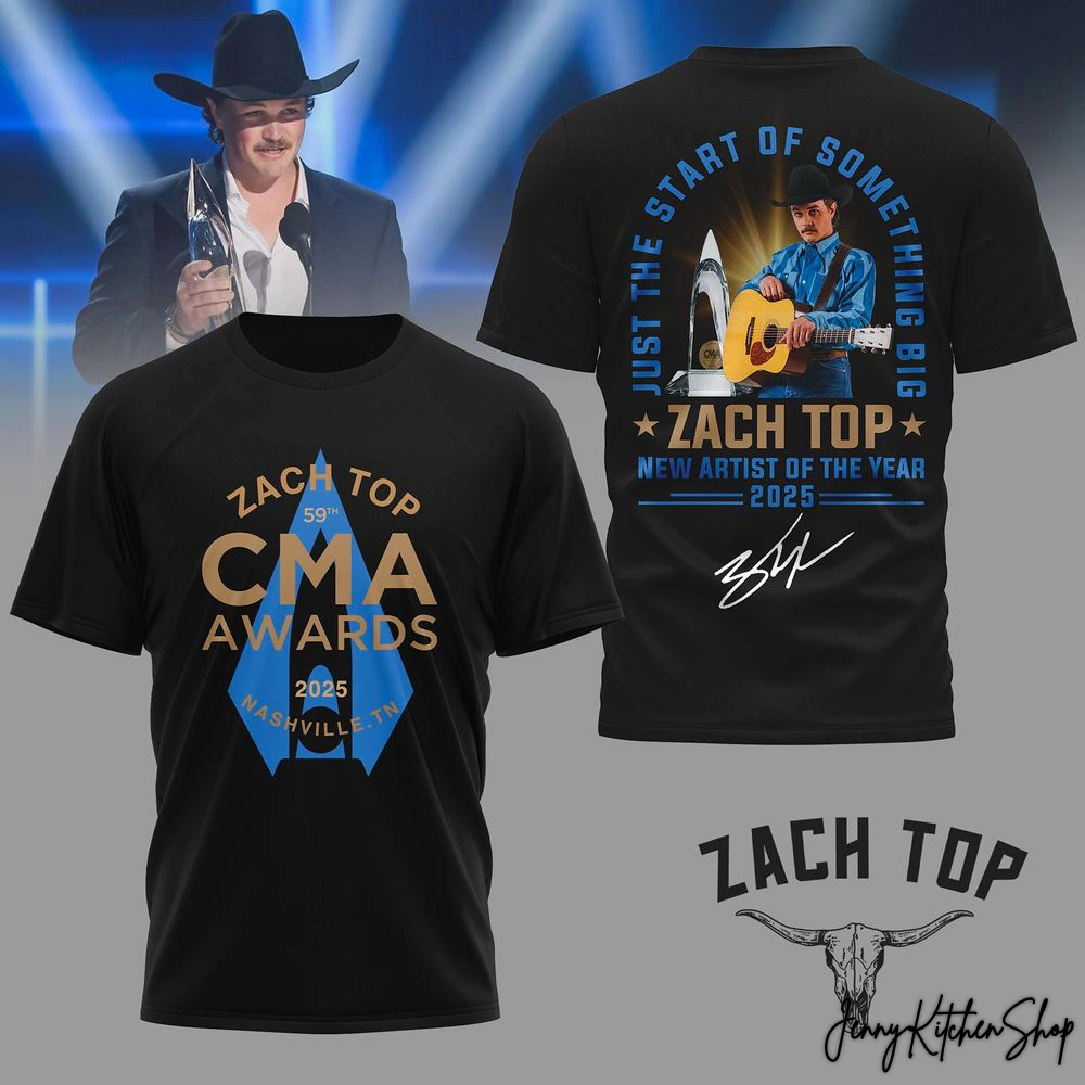 Zach Top CMA Awards New Artist Of The Year 2025 T-Shirt