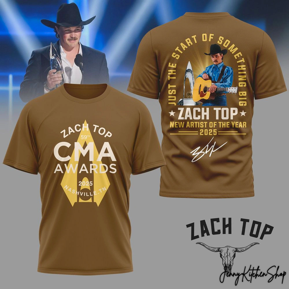 Zach Top CMA Awards New Artist Of The Year 2025 T-Shirt