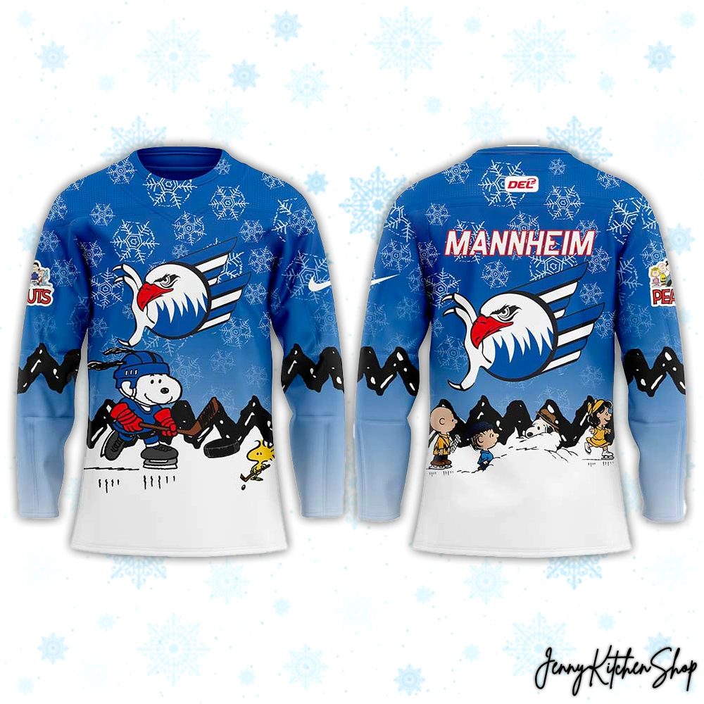 Adler Mannheim Peanuts Winter Hockey Jersey