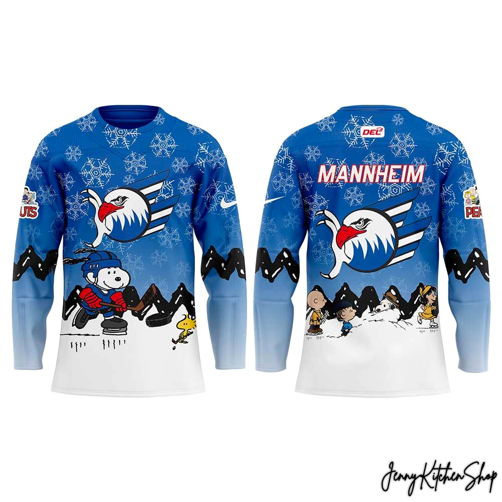Adler Mannheim Peanuts Winter Hockey Jersey