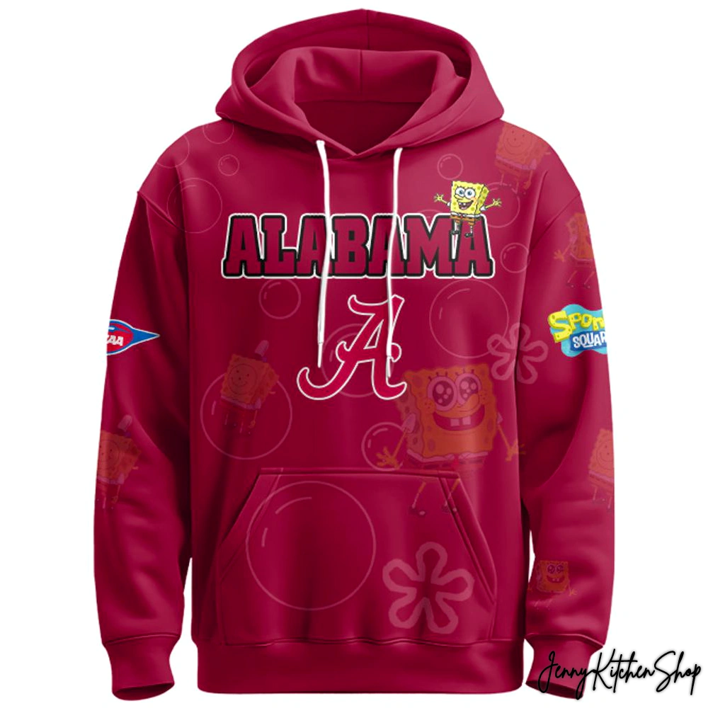 Alabama Crimson Tide x SpongeBob Limited Hoodie