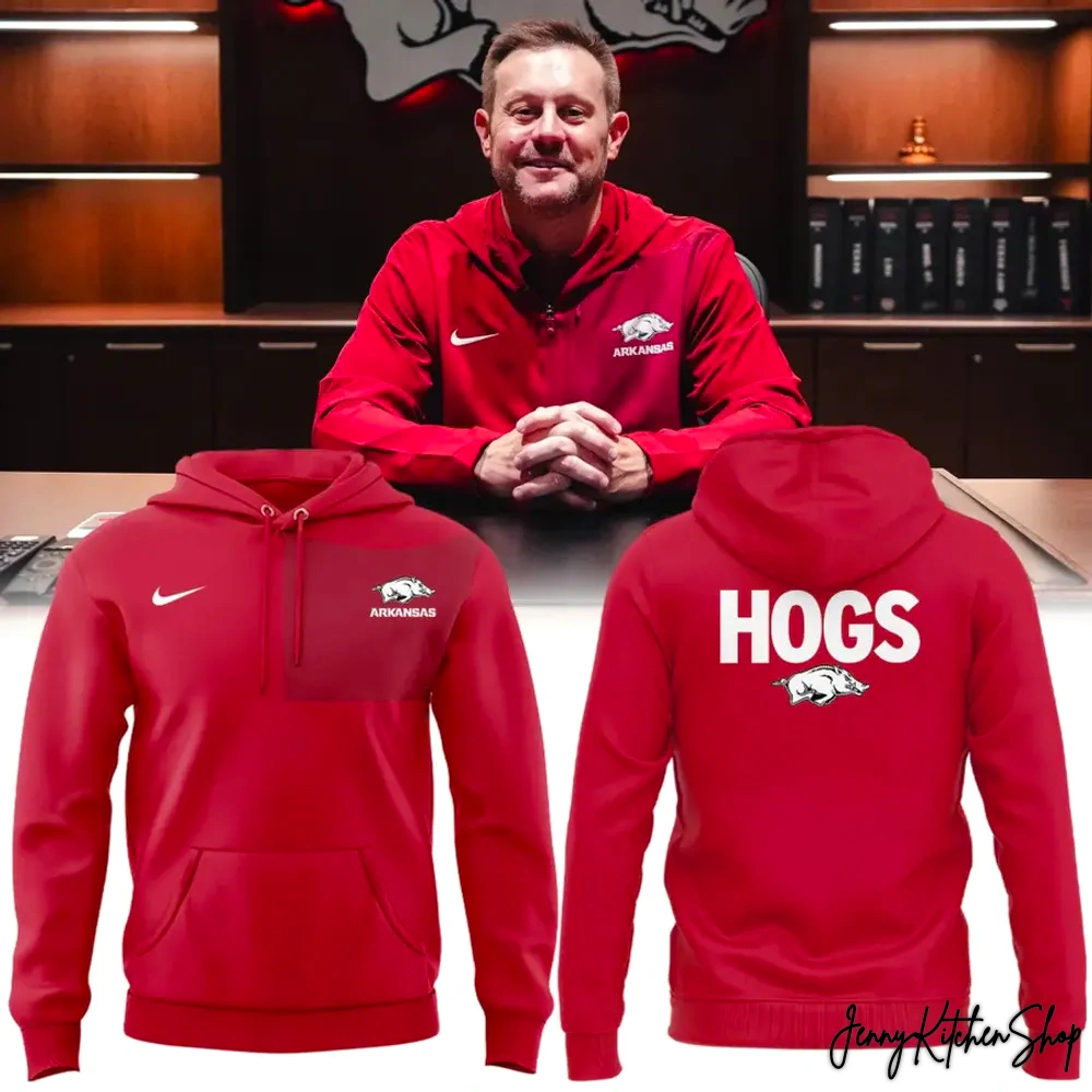 Arkansas Razorbacks x Coach Ryan Silverfield 2025 Hoodie
