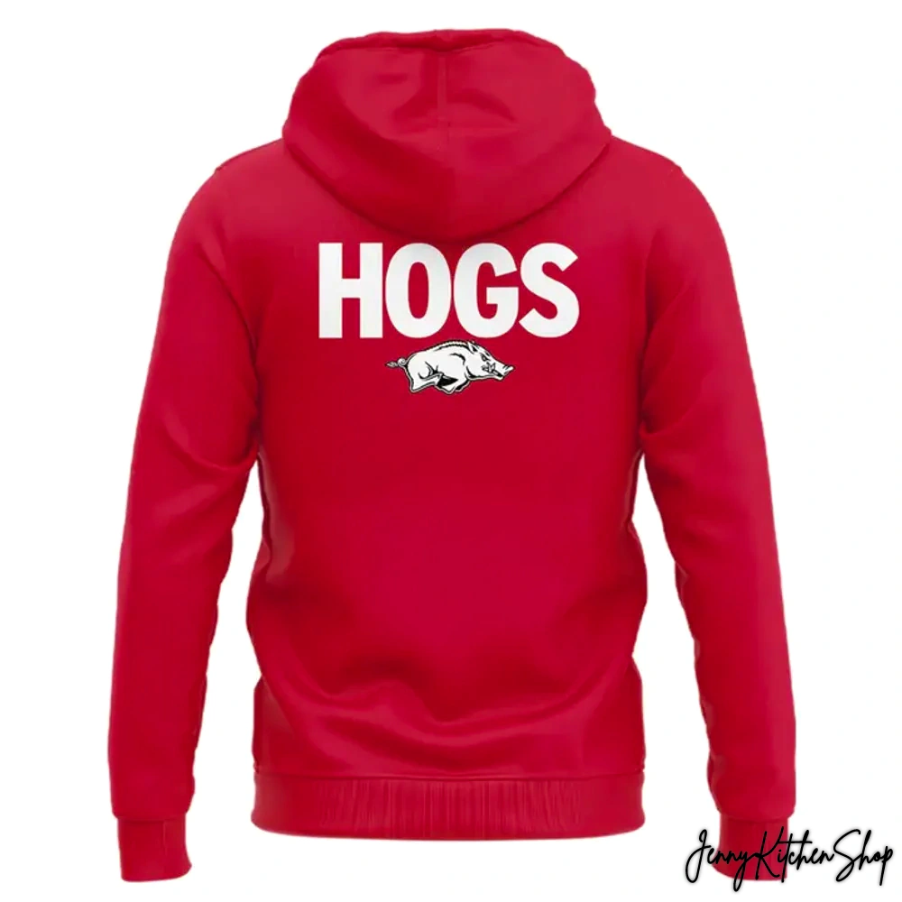 Arkansas Razorbacks x Coach Ryan Silverfield 2025 Hoodie