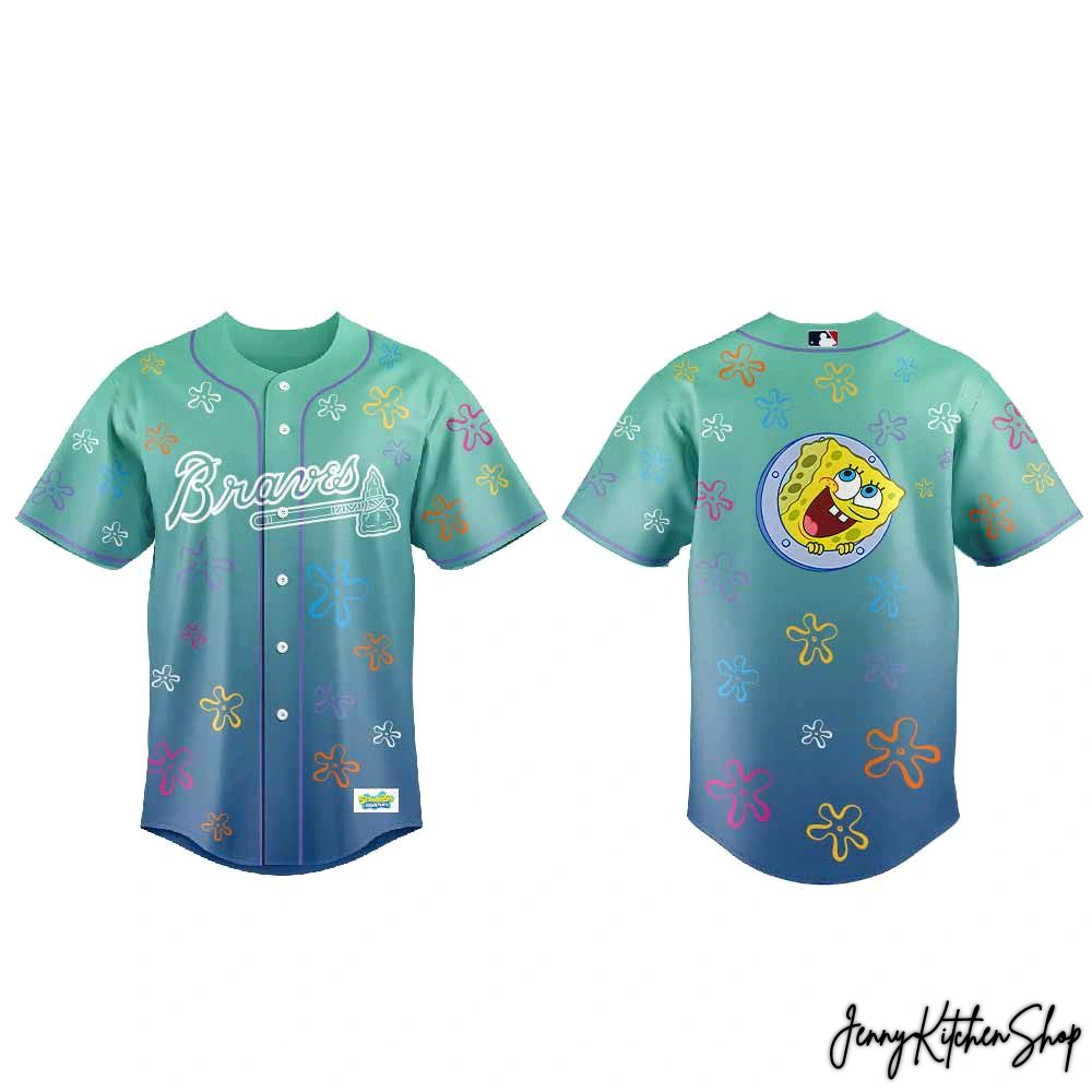 Atlanta Braves SpongeBob Day 2026 Limited Baseball Jersey