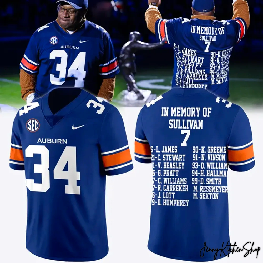 Auburn Tigers Bo Jacson In Memory Of Sullivan 2025 Football Jersey