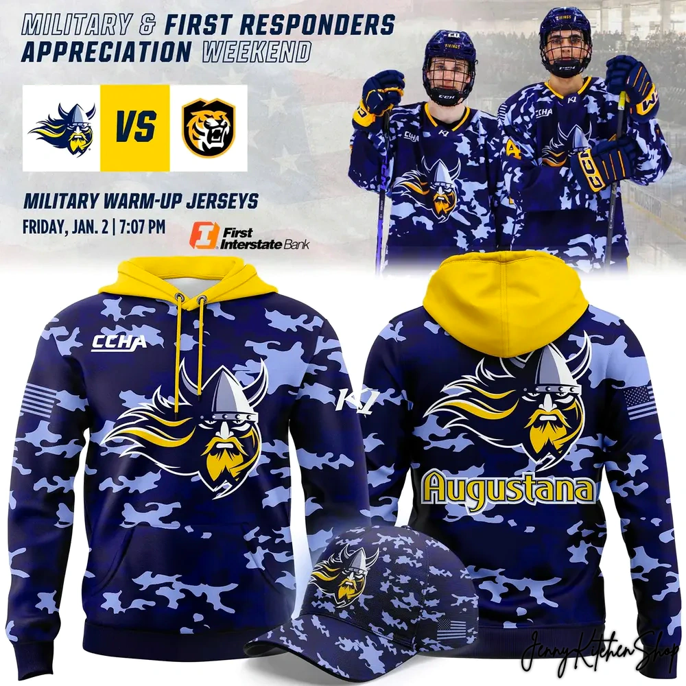 Augustana Vikings Military Appreciation 2026 Limited Edition Hoodie