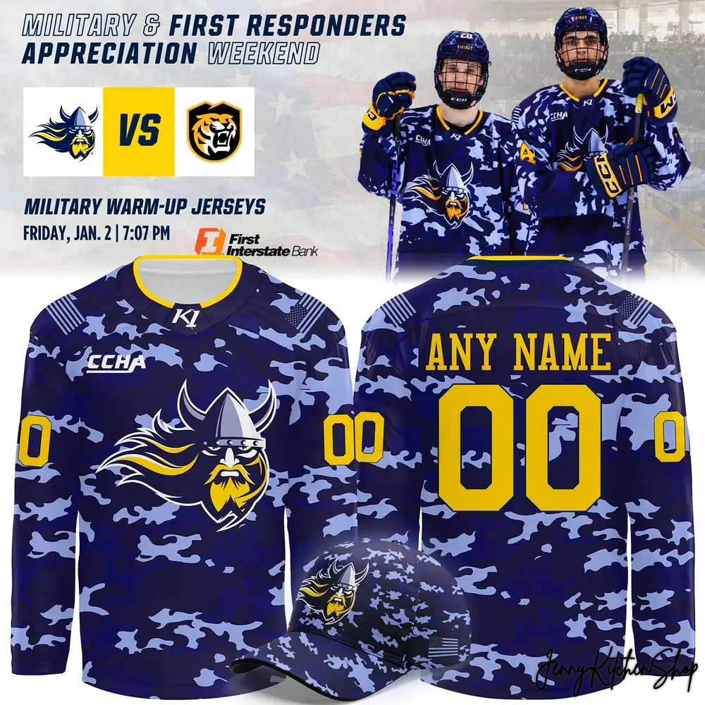 Augustana Vikings Military Appreciation Hockey Jersey