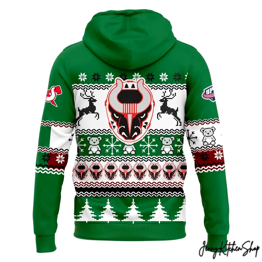 Birmingham Bulls 2025 Ugly Sweater Night Hoodie